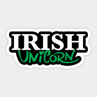 Irish Unicorn Sticker